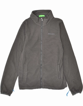 Win MOUNTAIN WAREHOUSE Boys Fleece Jacket 11-12 Years Grey Polyester