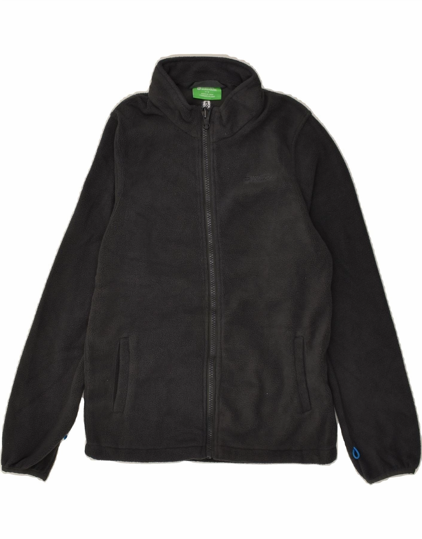 MOUNTAIN WAREHOUSE Boys Fleece Jacket 11-12 Years Grey Polyester travel use