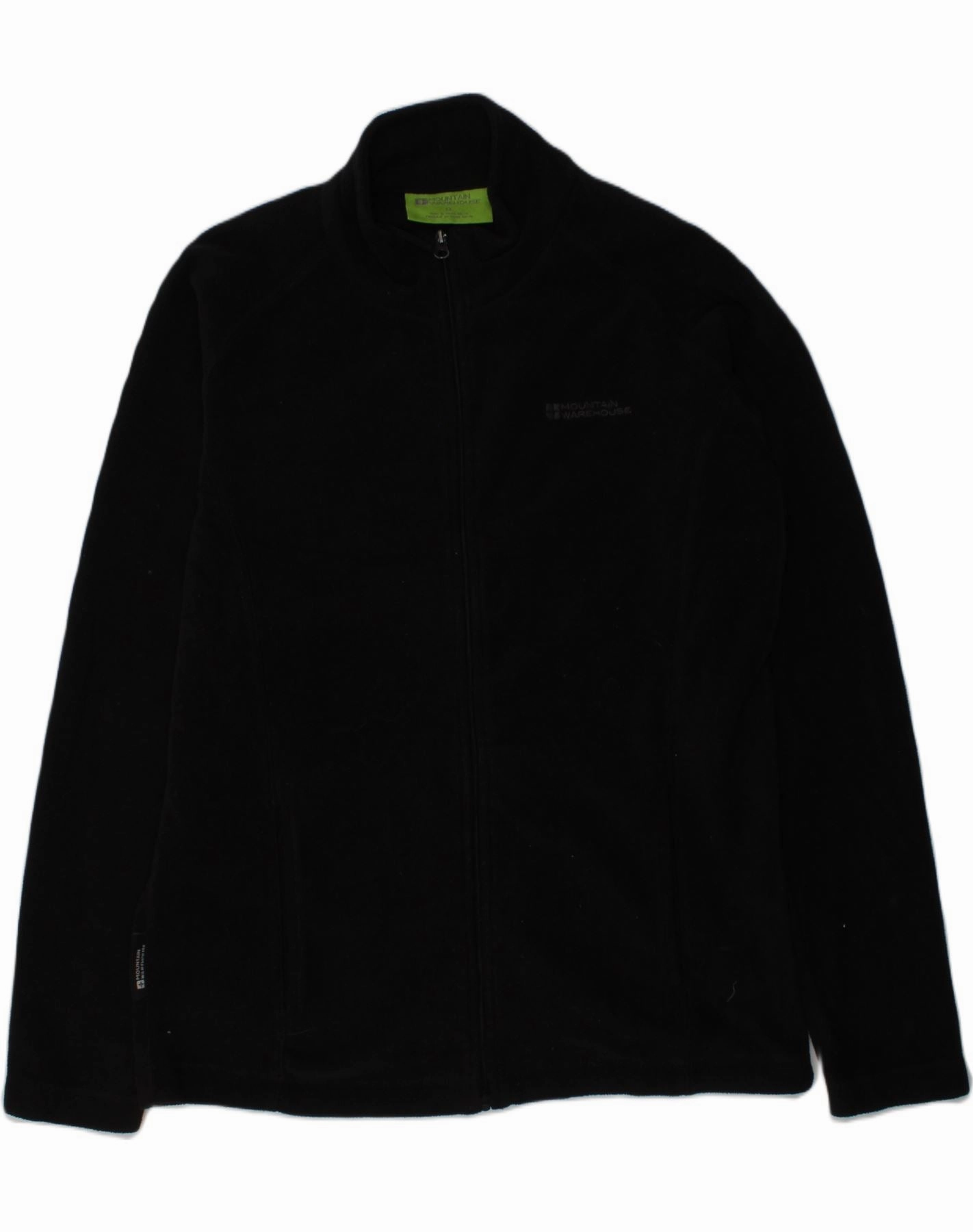 MOUNTAIN WAREHOUSE Boys Fleece Jacket 12-13 Years Black Polyester Primaloft Insulation Cosmetics