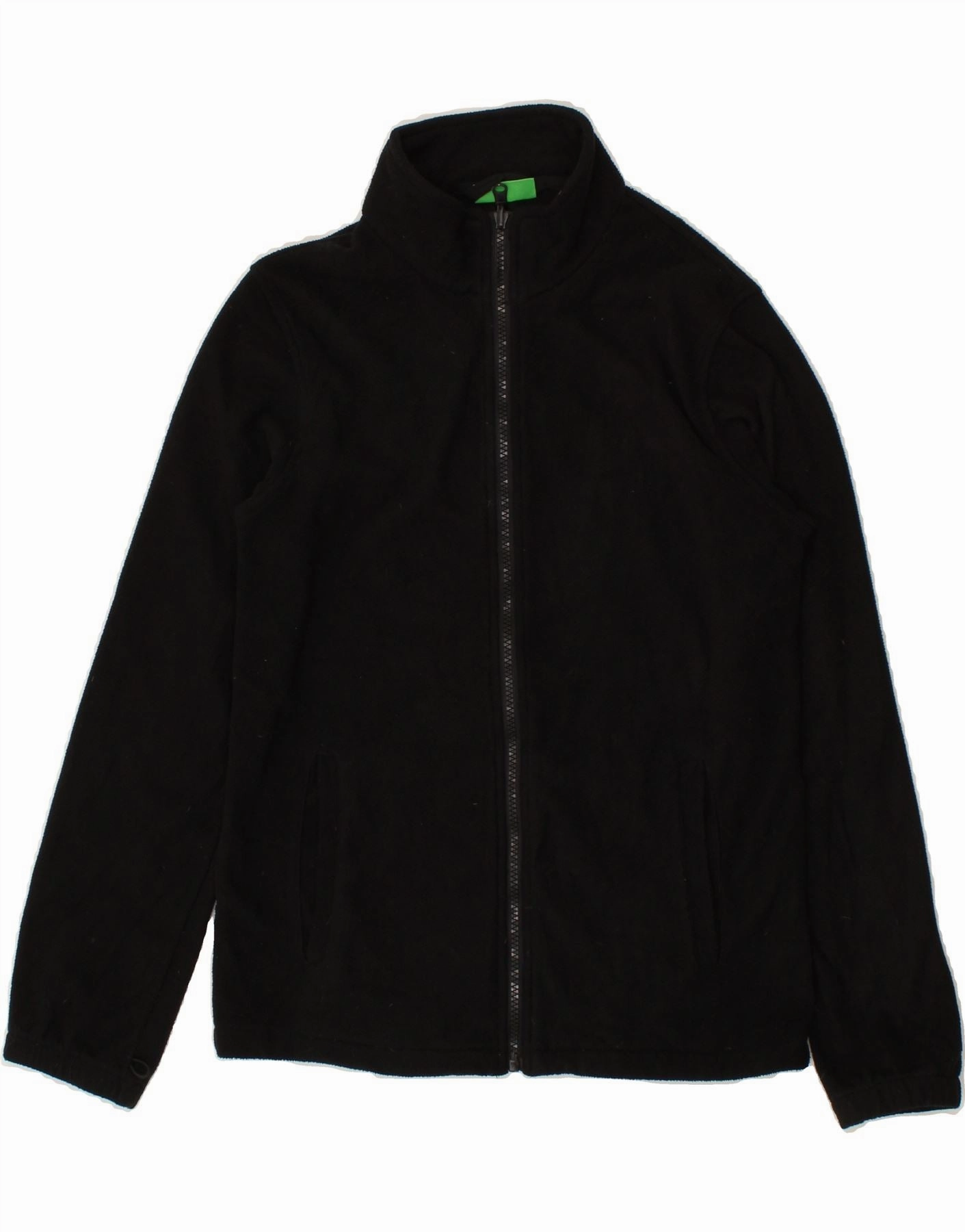 budget-friendly MOUNTAIN WAREHOUSE Boys Fleece Jacket 12-13 Years Black Polyester