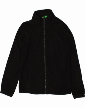 budget-friendly MOUNTAIN WAREHOUSE Boys Fleece Jacket 12-13 Years Black Polyester