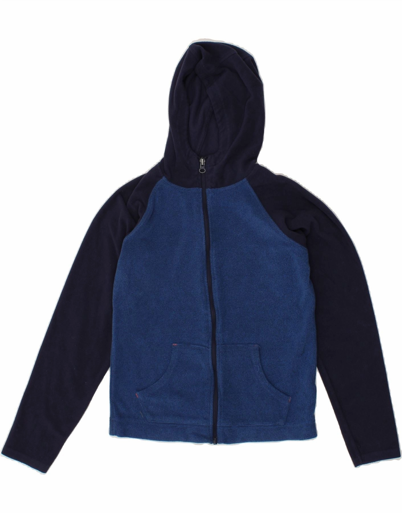 Stain Resistant MOUNTAIN WAREHOUSE Boys Hooded Fleece Jacket 11-12 Years Navy Blue