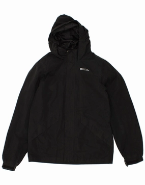 Backcountry Use Conditioner MOUNTAIN WAREHOUSE Boys Hooded Rain Jacket 12-13 Years Black Polyester