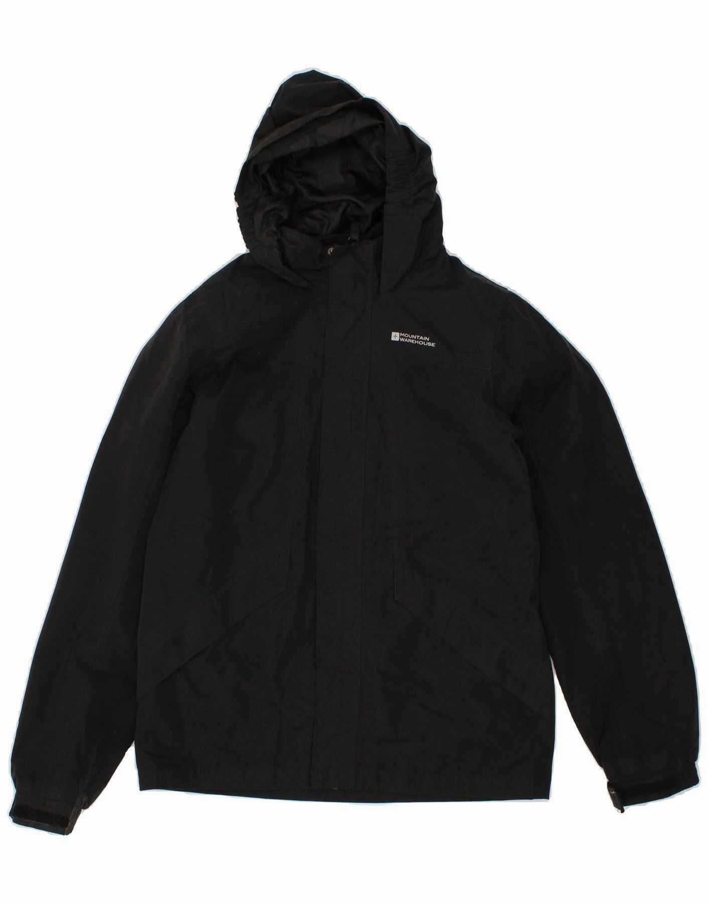 Backcountry Use Conditioner MOUNTAIN WAREHOUSE Boys Hooded Rain Jacket 12-13 Years Black Polyester