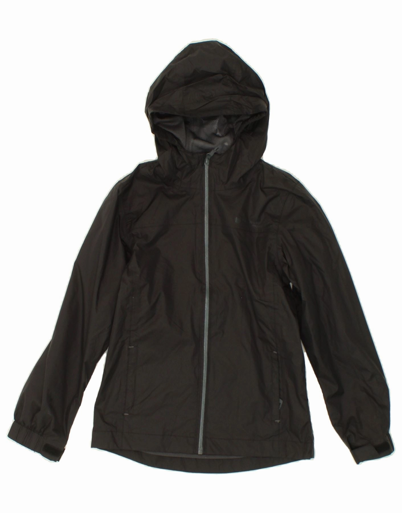 music concert MOUNTAIN WAREHOUSE Boys Hooded Rain Jacket 9-10 Years Grey Nylon