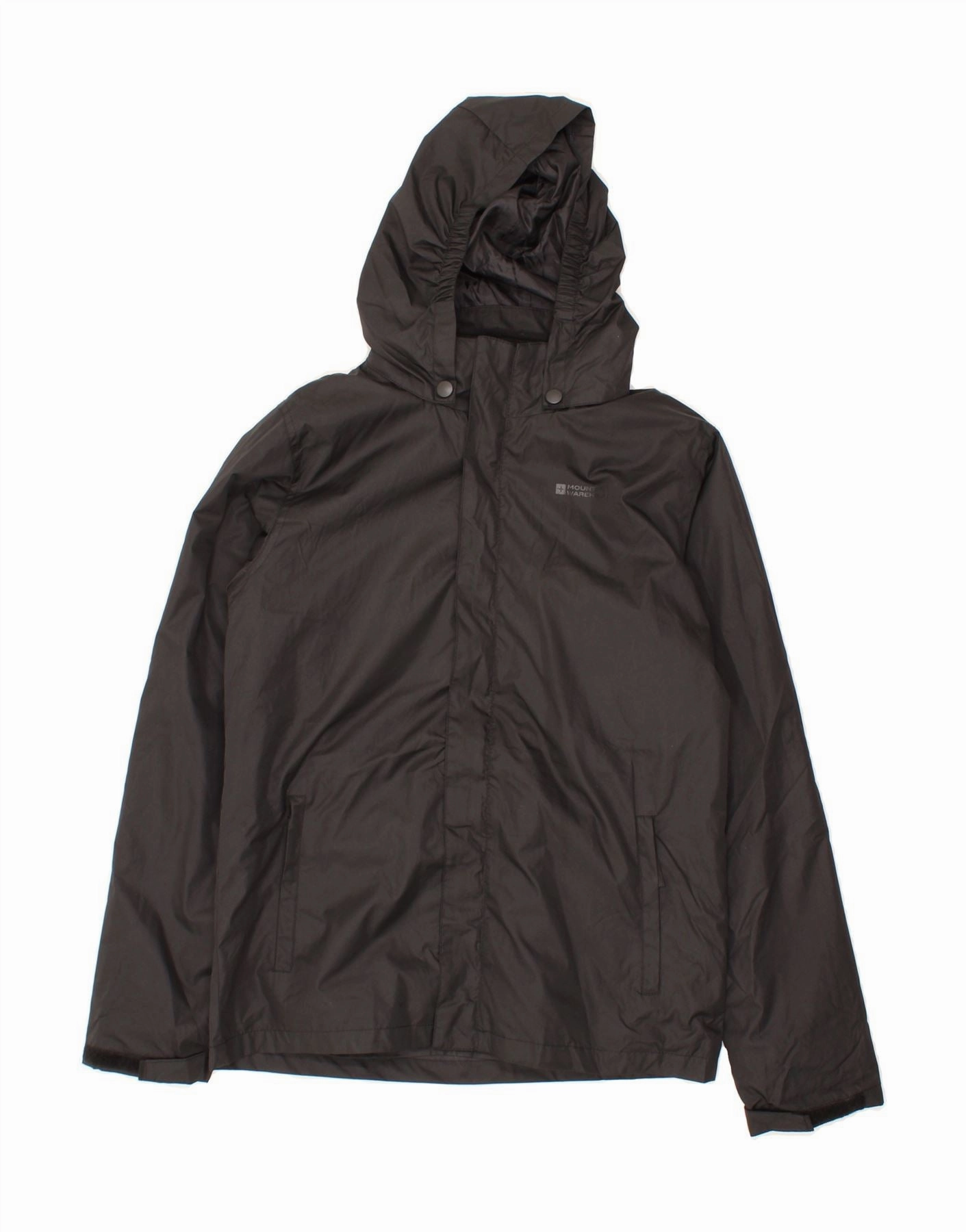 MOUNTAIN WAREHOUSE Boys Hooded Windbreaker Jacket 12-13 Years  Black suitable for corporate events Windbreaker Tech