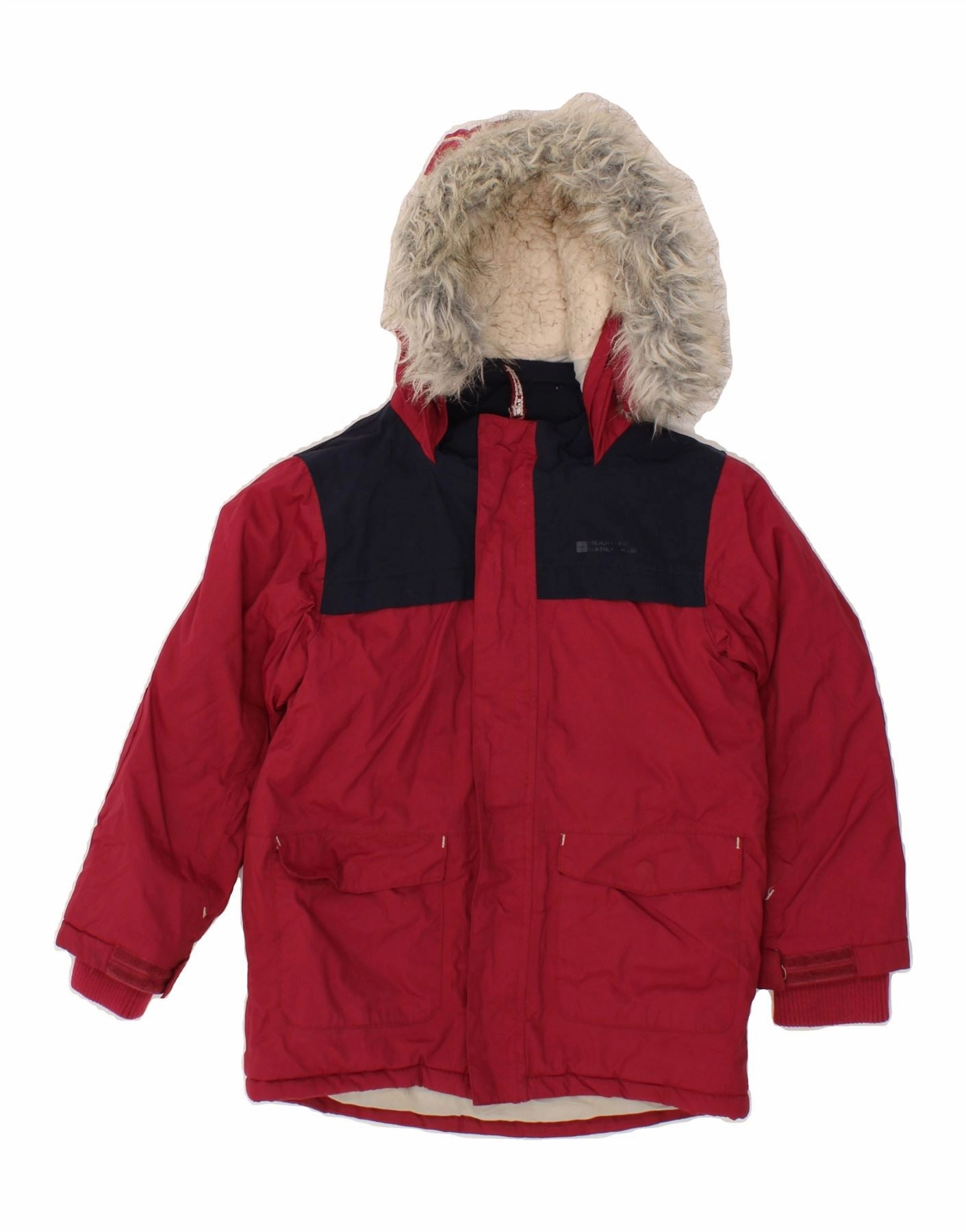 Empower MOUNTAIN WAREHOUSE Boys Hooded Windbreaker Jacket 7-8 Years Red