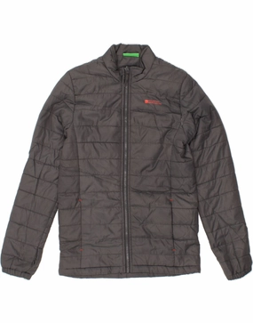 MOUNTAIN WAREHOUSE Boys Padded Jacket 12-13 Years Grey Polyester Rack