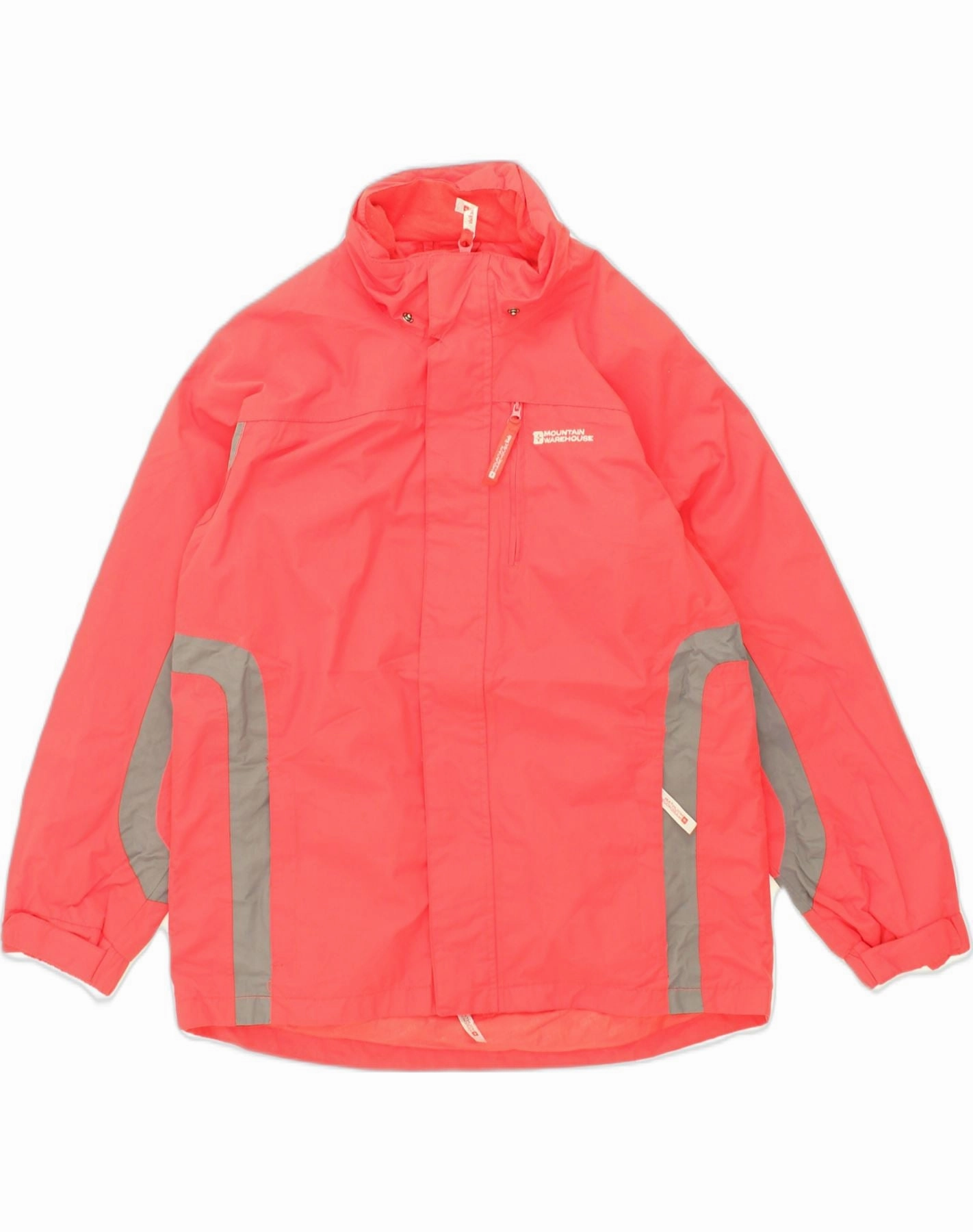 MOUNTAIN WAREHOUSE Boys Windbreaker Jacket 11-12 Years Orange Colourblock type Contacts