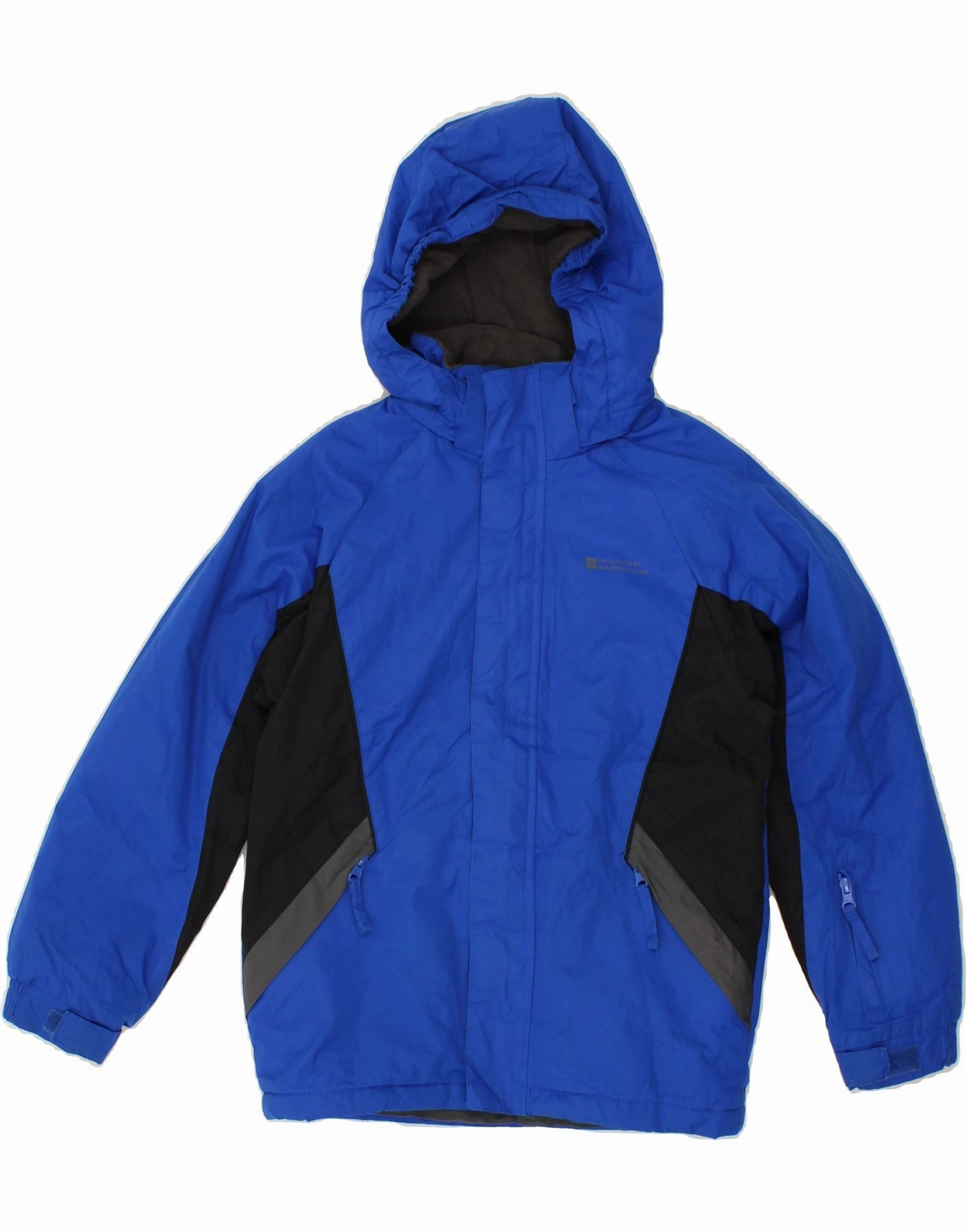 Peak Ready All Daywear MOUNTAIN WAREHOUSE Boys Windbreaker Jacket 9-10 Years Blue Colourblock