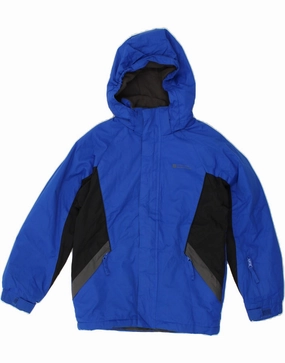 Peak Ready All Daywear MOUNTAIN WAREHOUSE Boys Windbreaker Jacket 9-10 Years Blue Colourblock