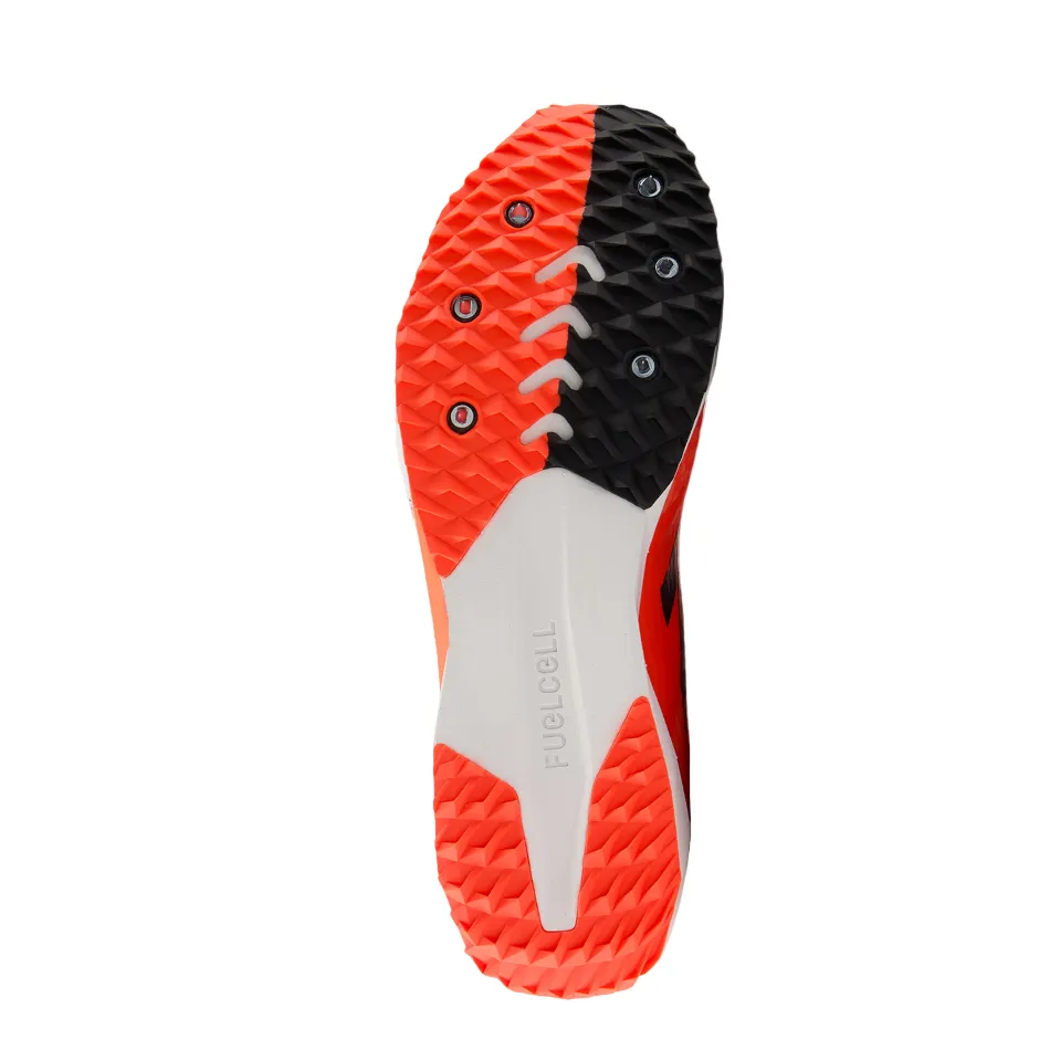 health - improvement running shoe objective Anti Odor Lining Material New Balance Unisex Fuelcell XC Seven V5 Running Shoes in Urgent Red AW25