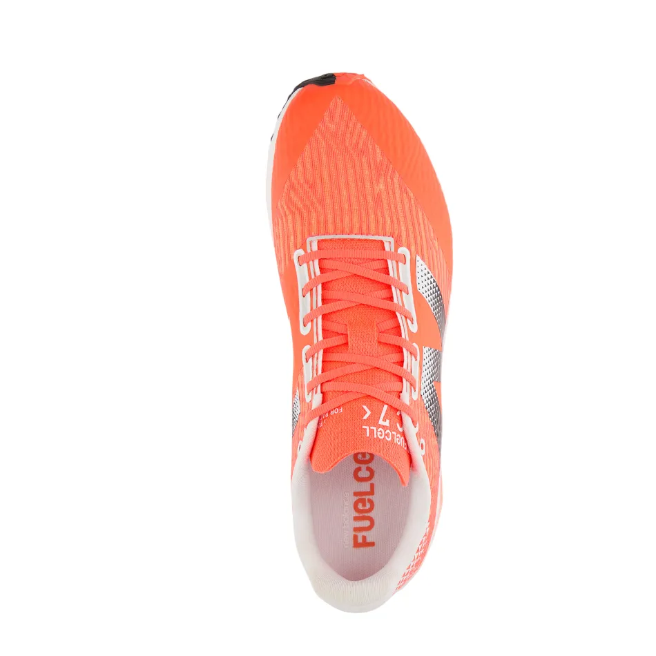 New Balance Unisex Fuelcell XC Seven V5 Running Shoes in Urgent Red AW25 Asymmetric Lace Guide