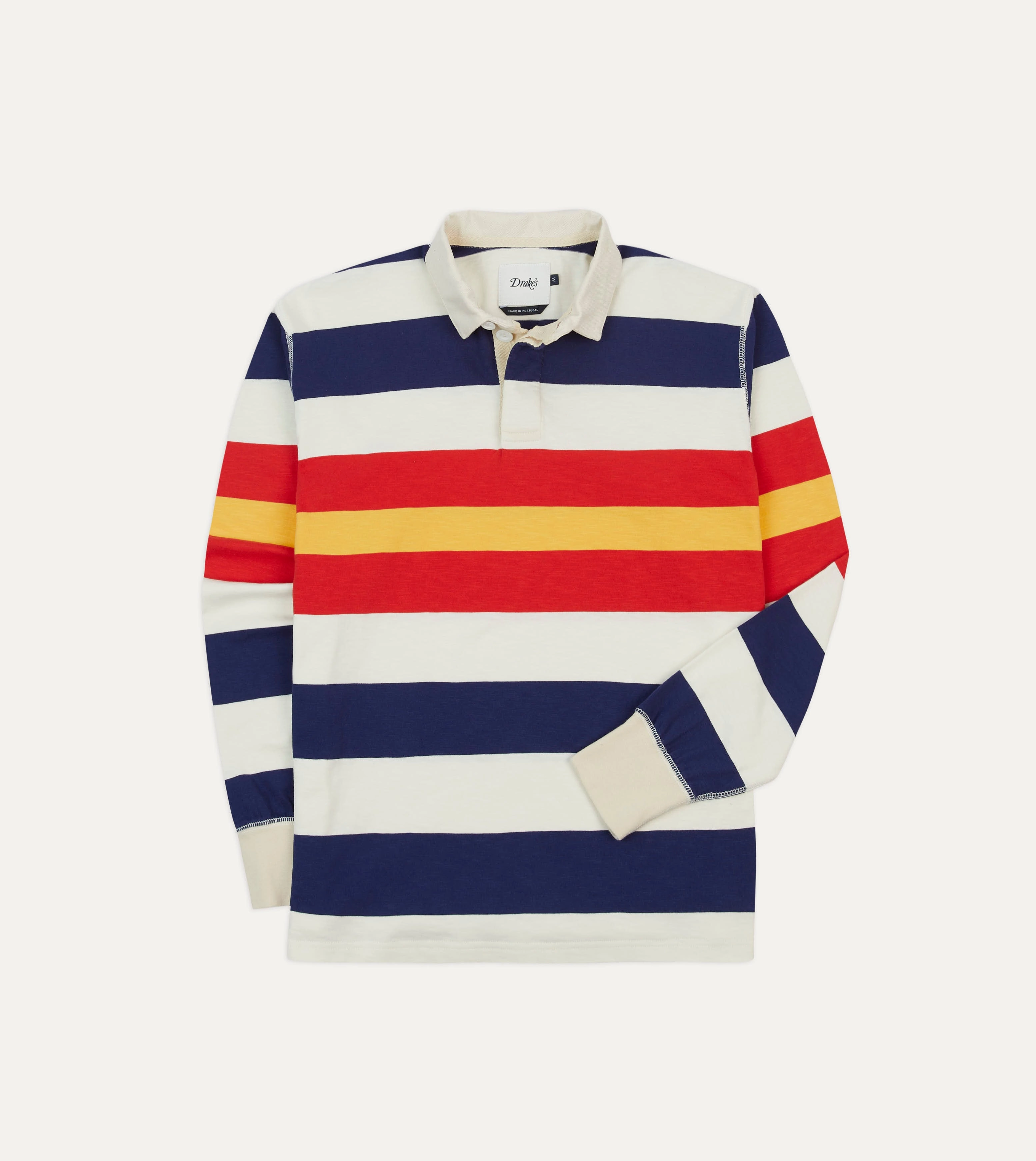 Edgy Design Premium Pima Cotton Multi Stripe Flam?? Cotton Rugby Shirt