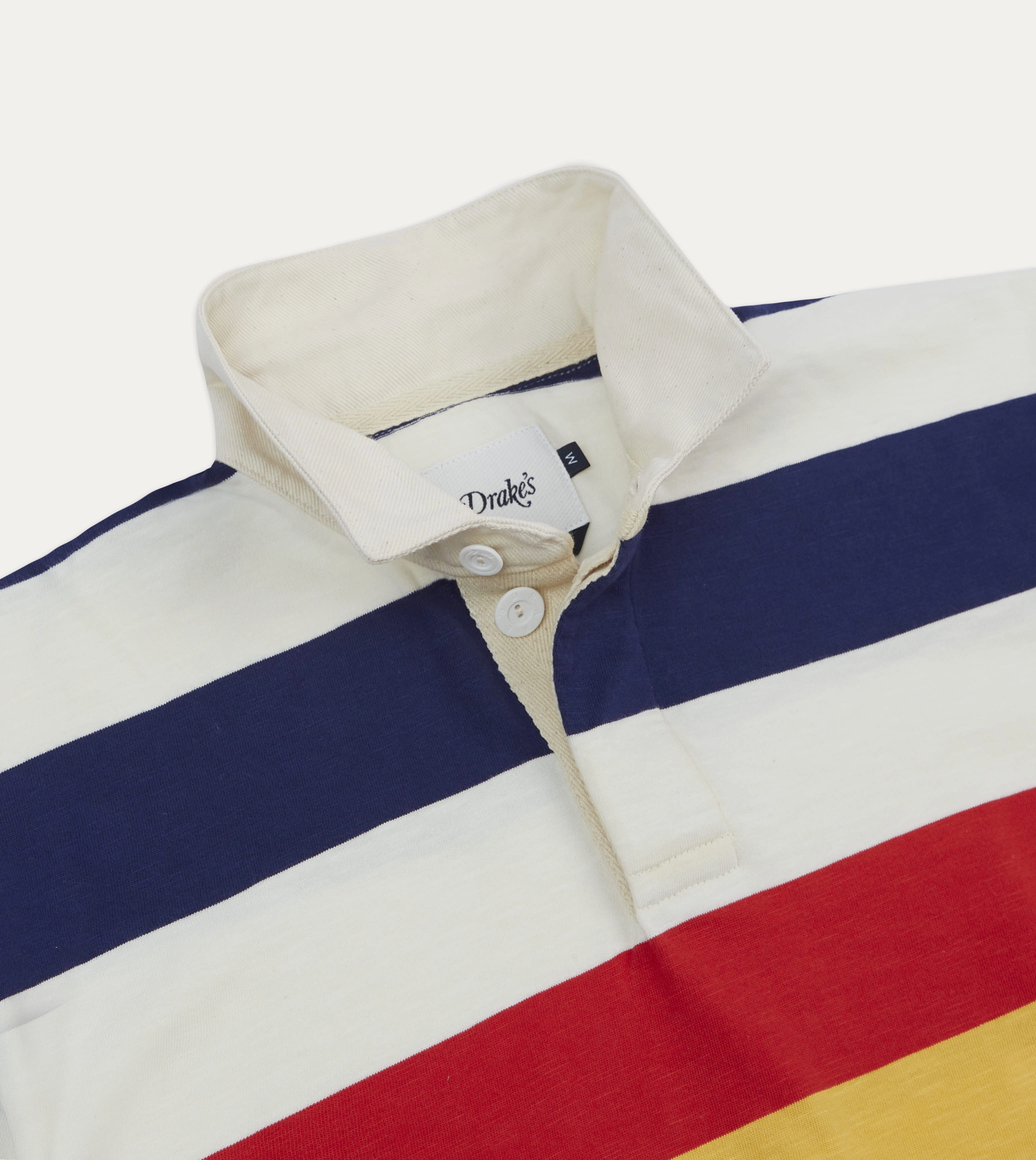 Wrinkle-Resistant Multi Stripe Flam?? Cotton Rugby Shirt