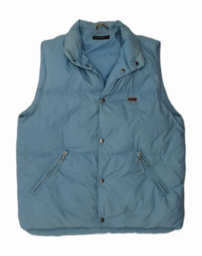 NAPAPIJRI Boys Padded Gilet 11-12 Years Blue Polyamide Defend Raglan sleeves