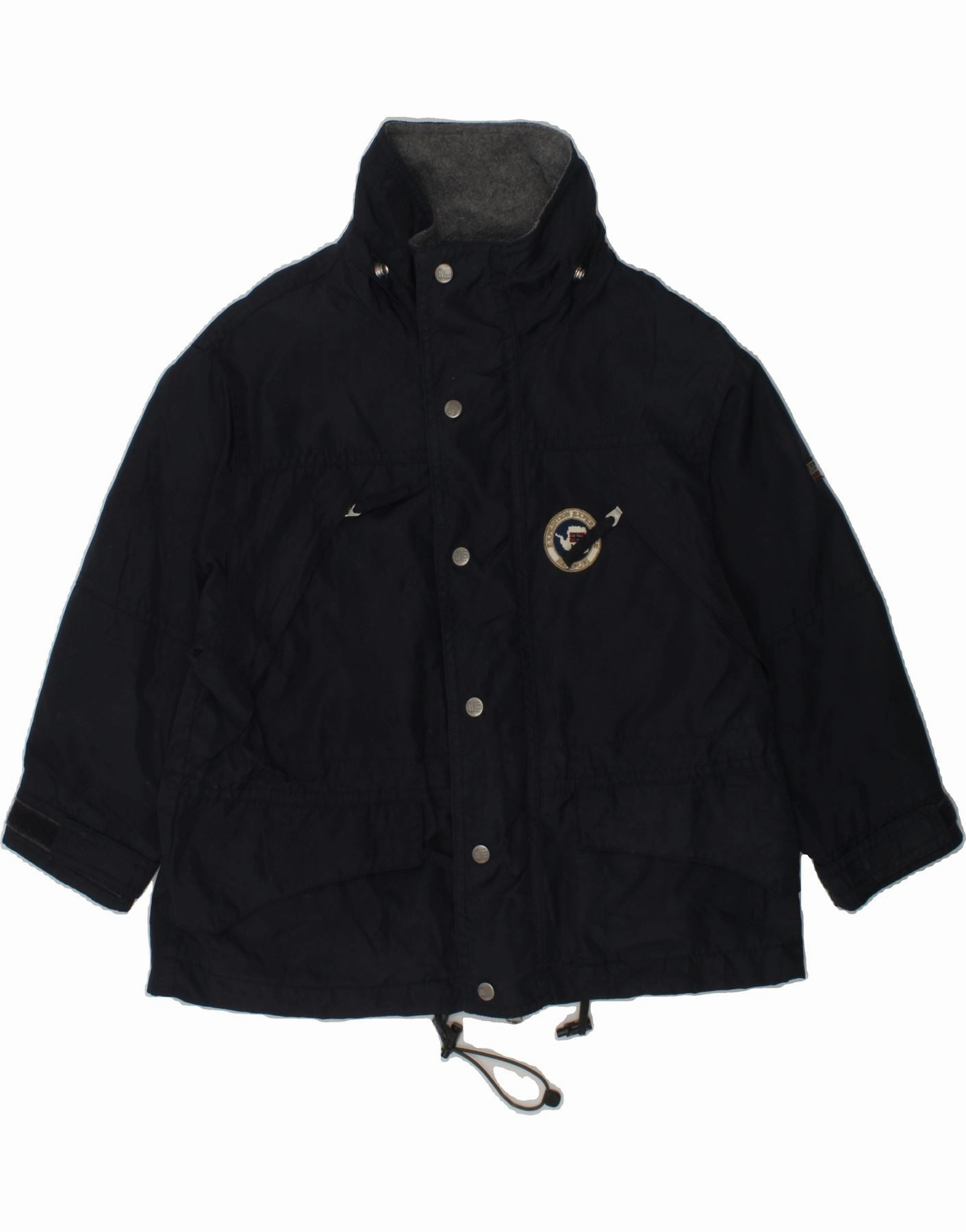 Noise Free Material NAPAPIJRI Boys Windbreaker Jacket 3-4 Years Navy Blue Nylon