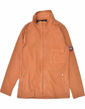 NAVIGARE Boys Bomber Jacket 15-16 Years 3XL Brown Versatile Shell Impact