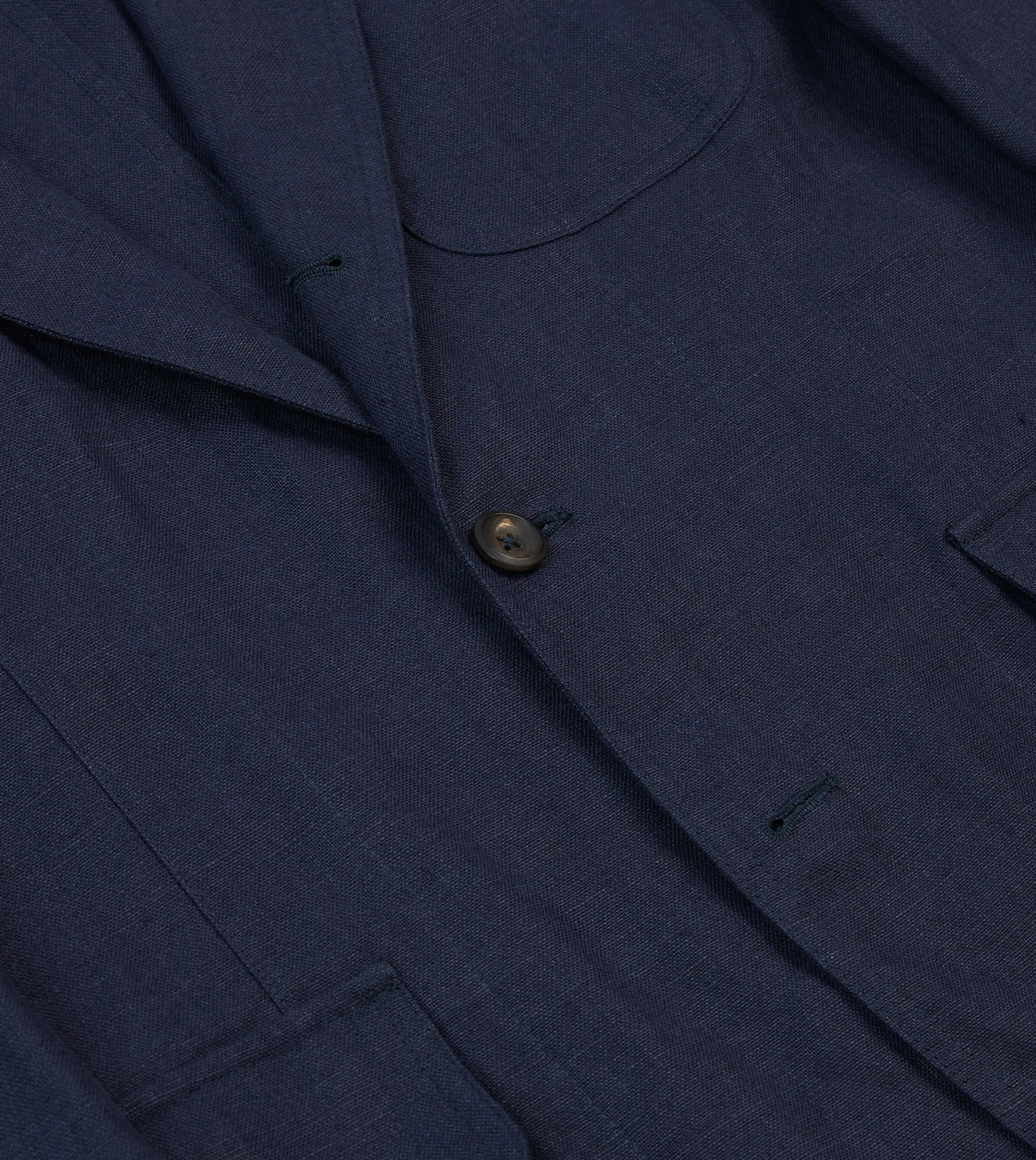Navy Antique Linen Games Blazer Mk. I Flattering wear Sleek Business Wear