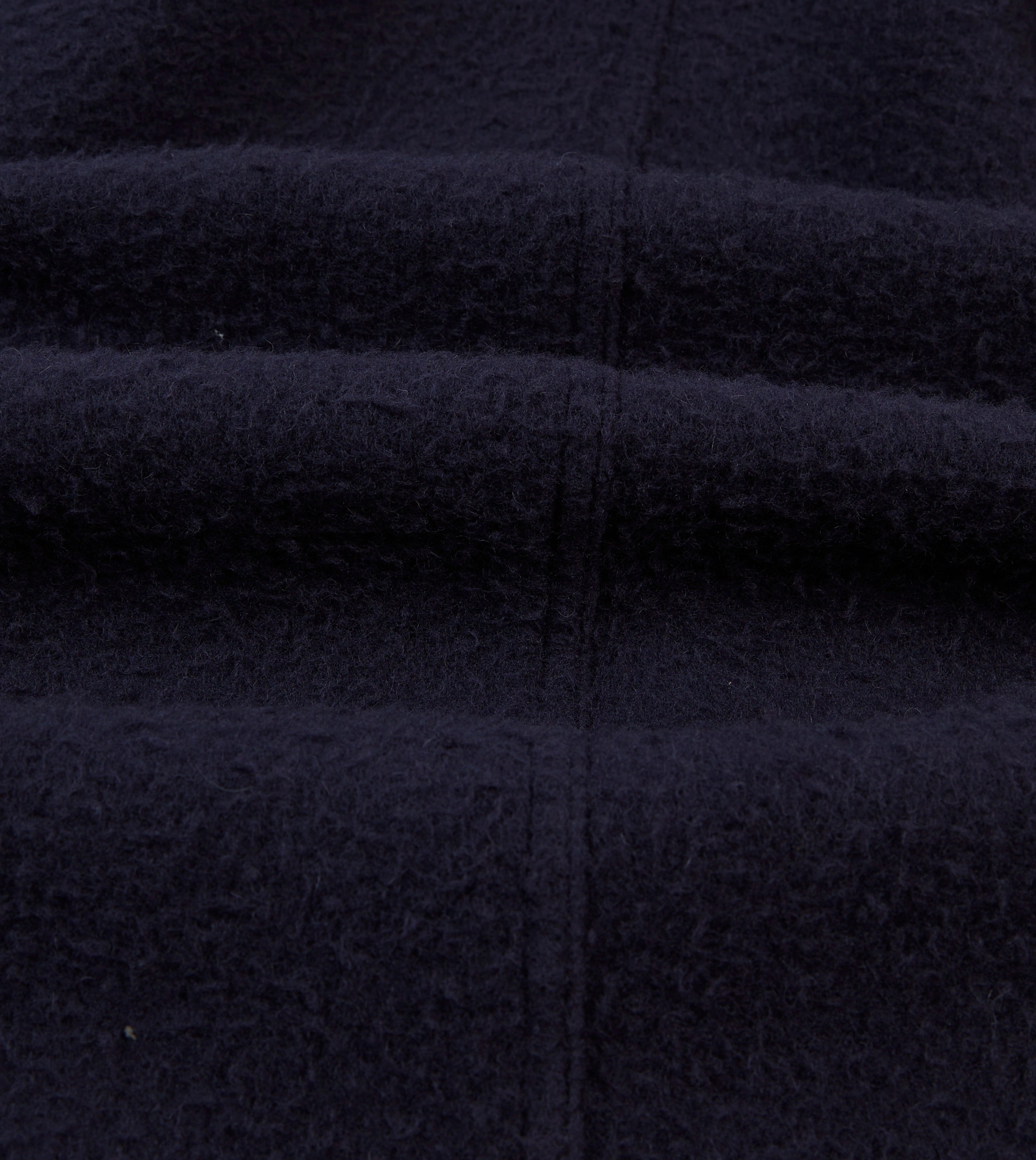 Utility Navy Casentino Wool Short Duffle Coat