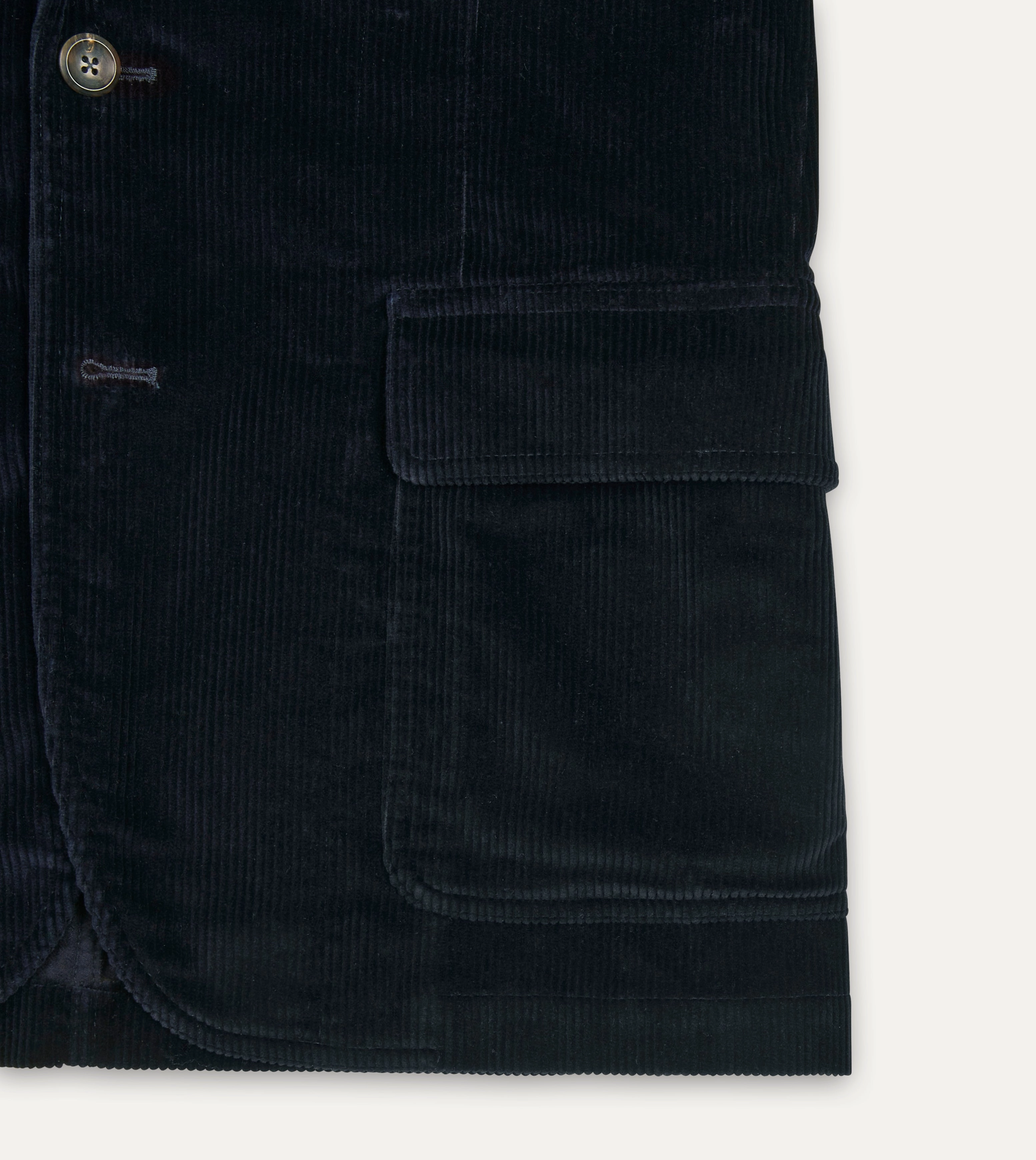 Premium Comfort Navy Cotton Corduroy Games Blazer Mk. I