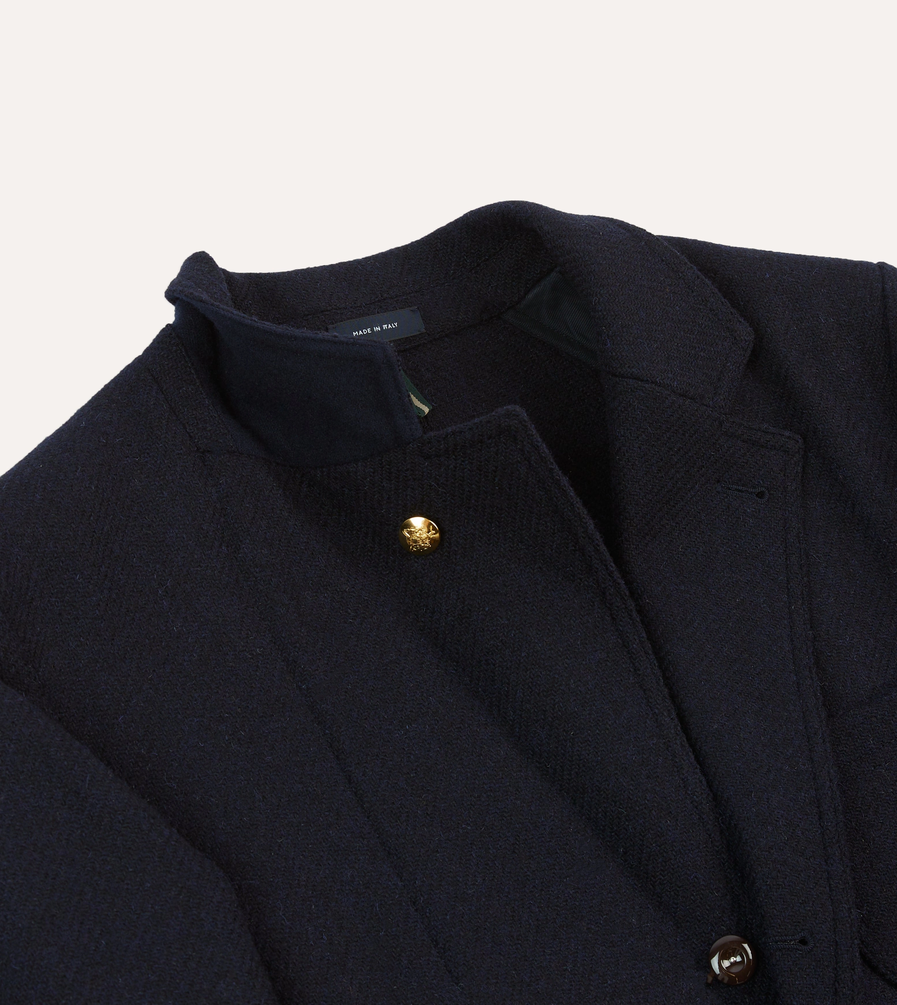 Navy Harris Tweed Games Blazer Mk. VII Timeless Business Fit