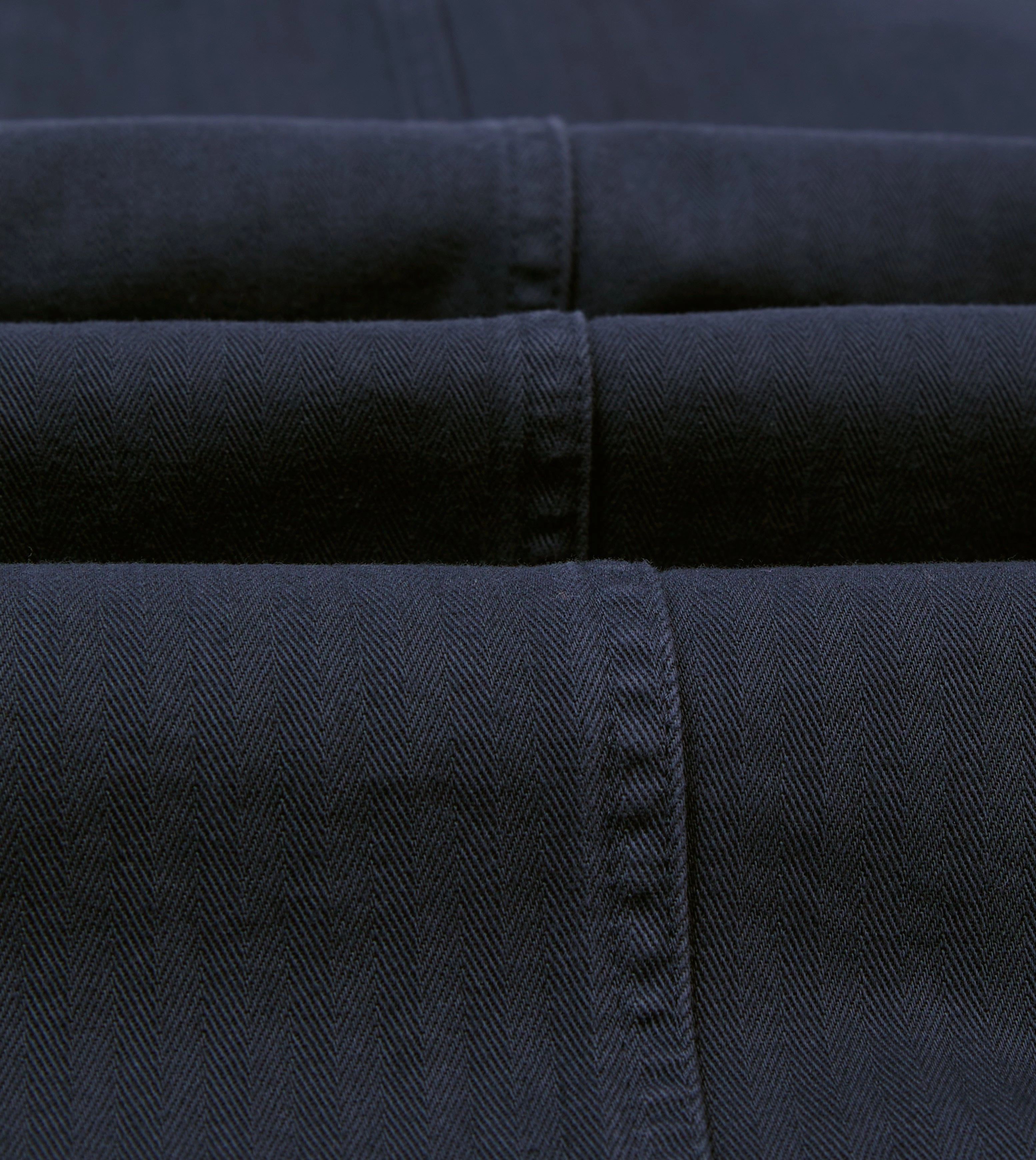 Comfort Layer Wear Navy Herringbone Cotton Games Blazer Mk. I
