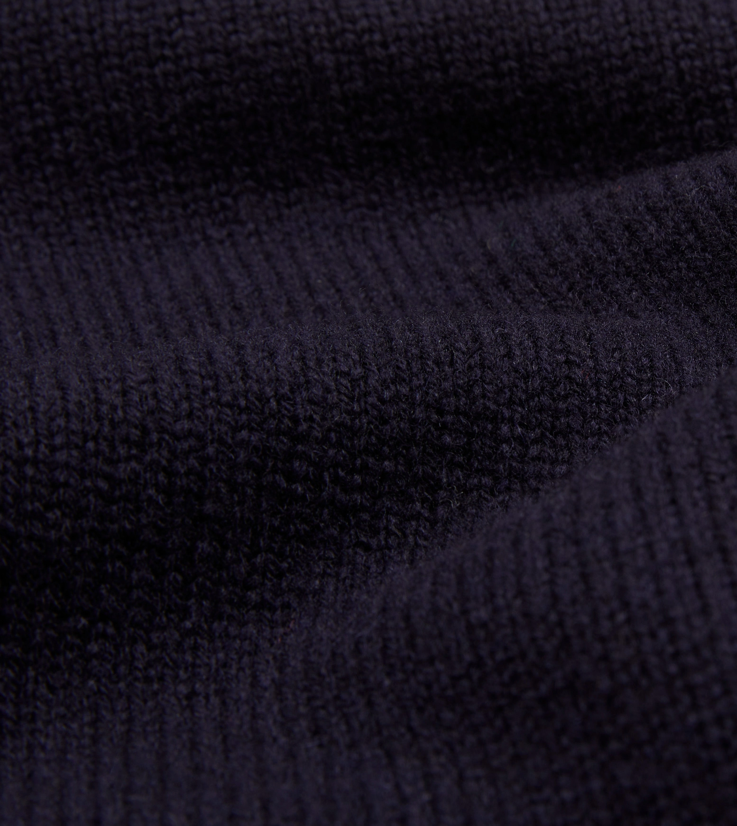 Navy Lambswool 6 Button Cardigan Breathable mesh panel Gentle Fabric