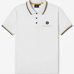 Navy Sail White Men Polo Machine washable