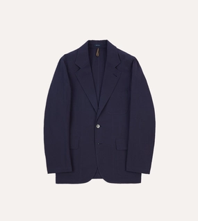 Sculpted wear Sophisticated Style Navy Seersucker Games Blazer Mk. I