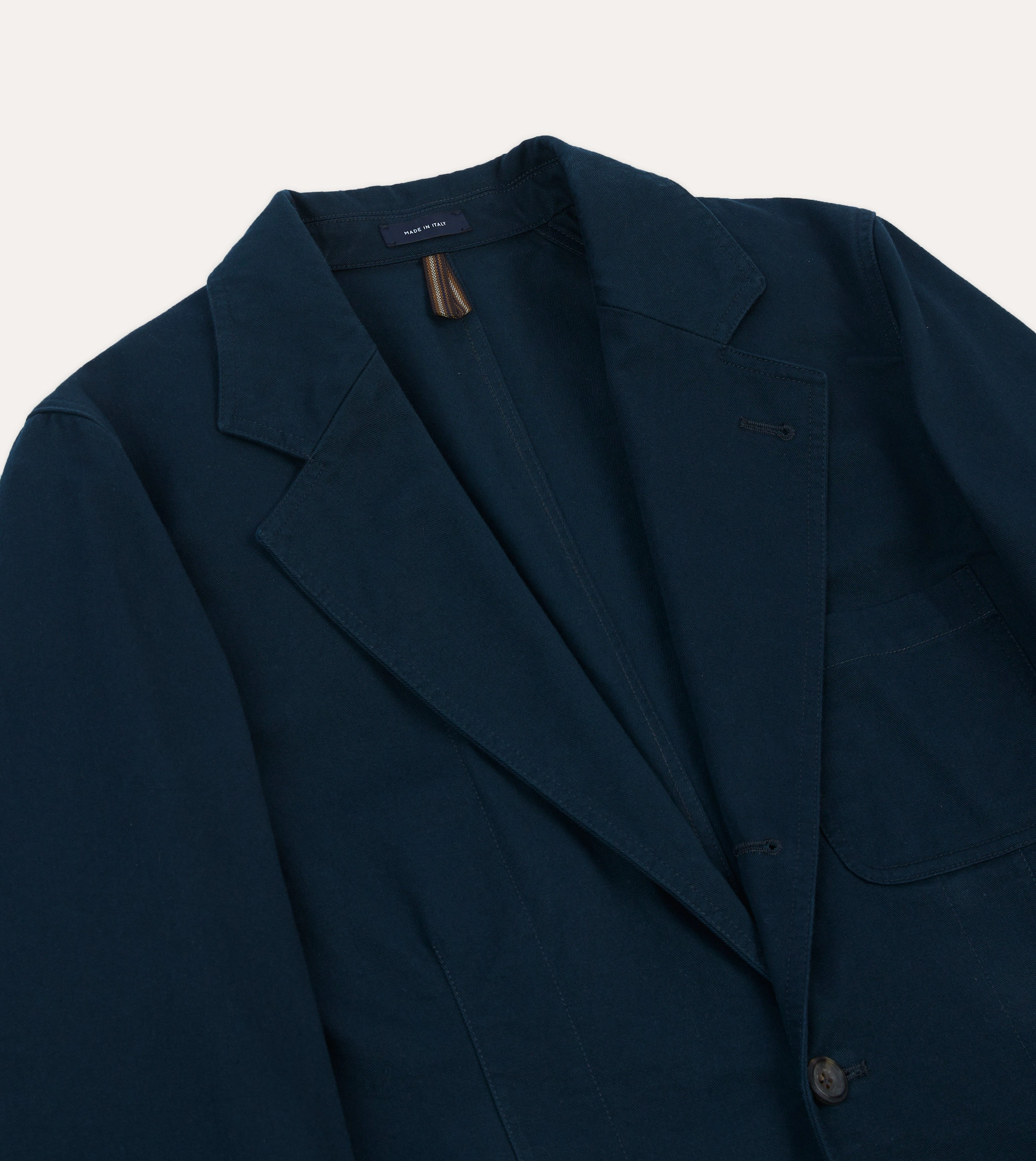 Work Ready Refined Layers Navy Vintage Wash Cotton Games Blazer Mk. I