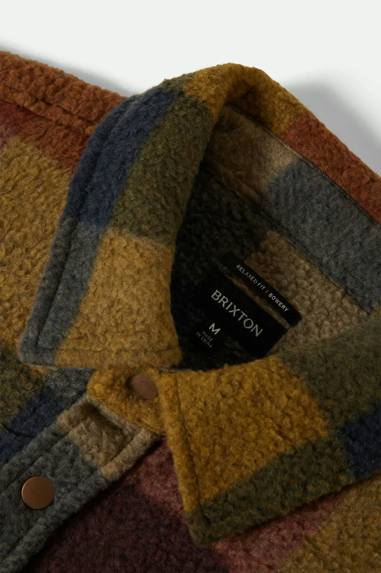 Bowery Arctic Stretch Fleece - Rust/Copper Plaid Party Ready