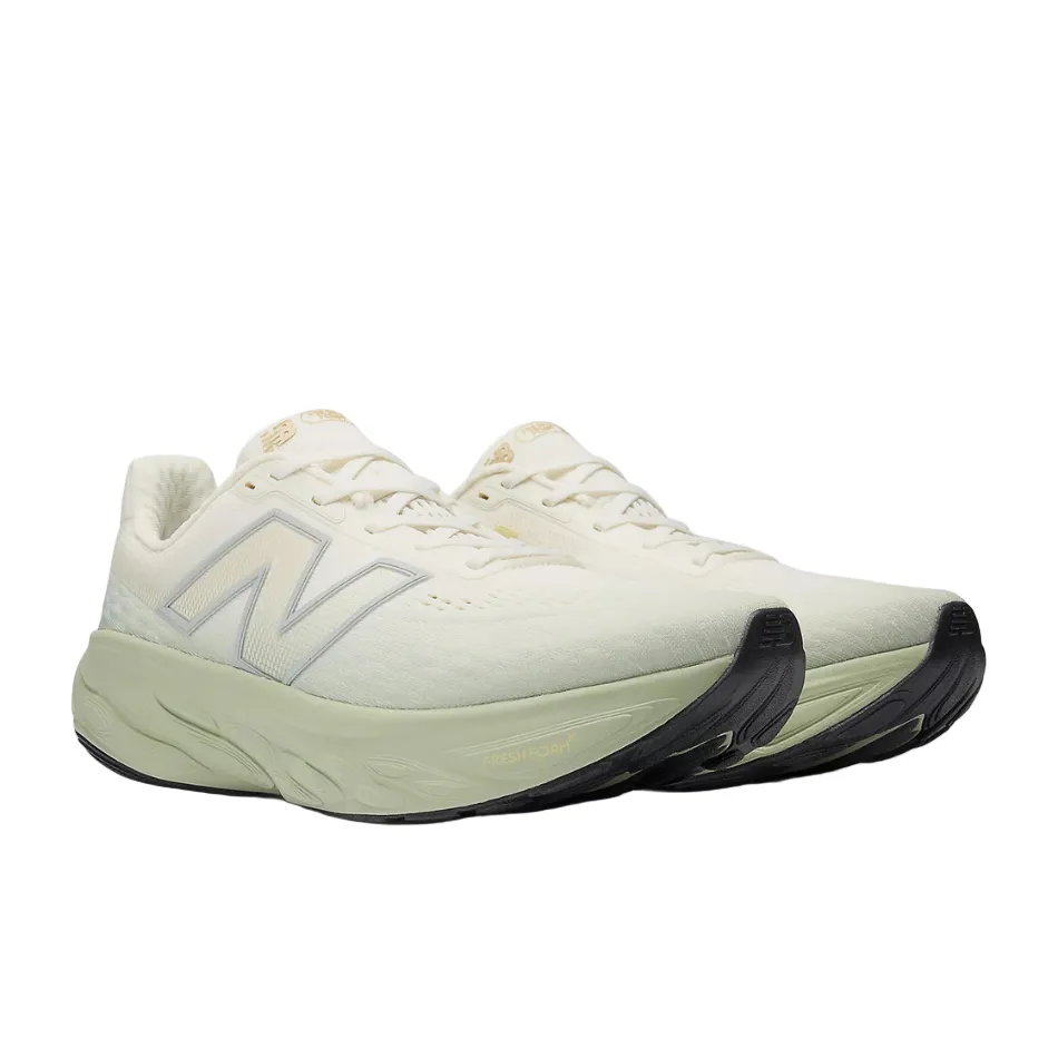 Cushioning Tech running in park New Balance Men's 1080 V14 Running Shoes in Garter Snake/Sea Salt/Silver Metallic AW25