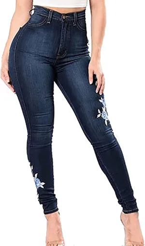 New Jeans, Women's Casual Loose Ripped Denim Pants Distressed Wide Leg Jeans
