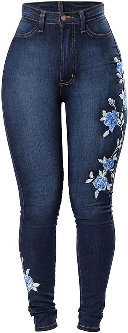New Jeans, Women's Casual Loose Ripped Denim Pants Distressed Wide Leg Jeans