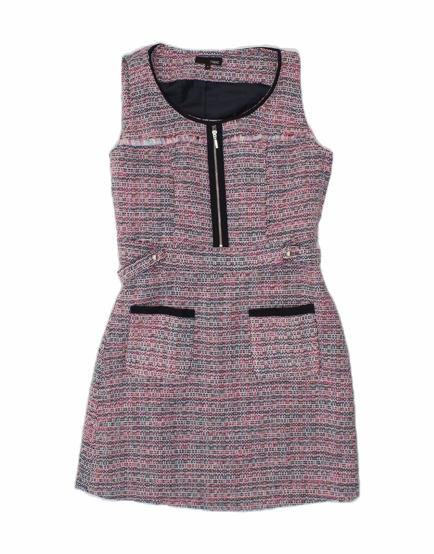 Layered Volume NEXT Girls Sleeveless Sheath Dress 13-14 Years Pink