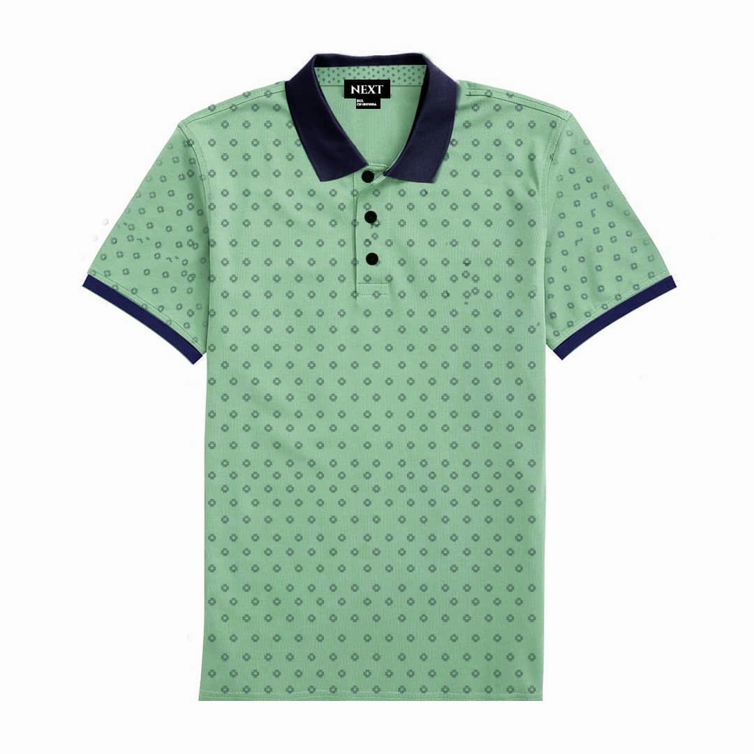 Next Men Dotted Polo Chic Style Comfy and Versatile