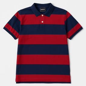 RelaxedFit Minimal Comfort Style Next Men Stripe Polo