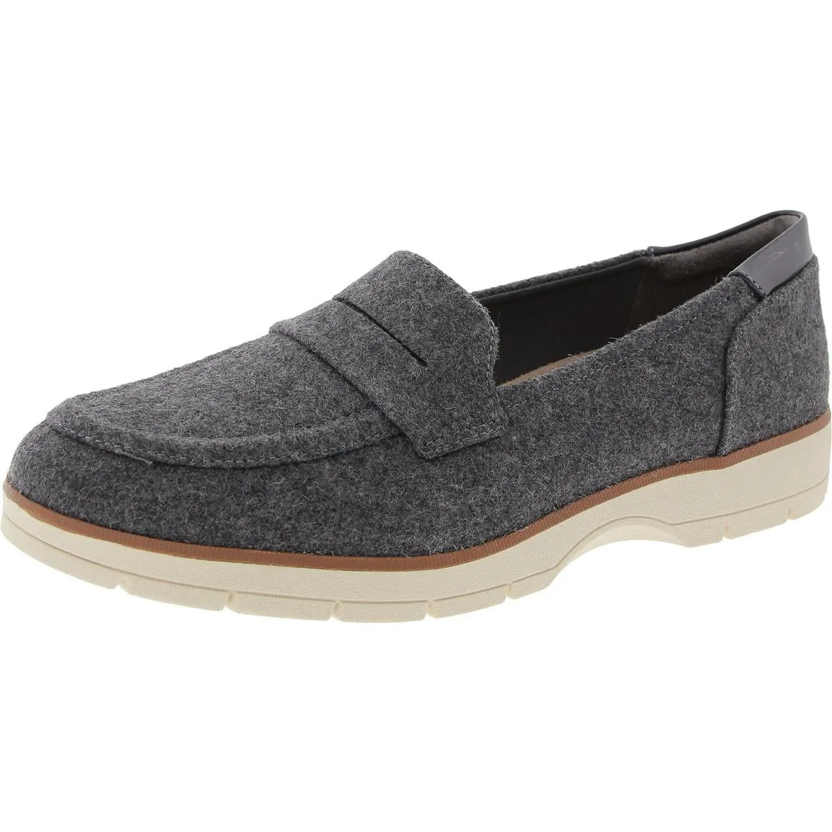 Nice Day Womens Cushioned Footbed Slip-On Loafers Gentle Feel Comfortable Look