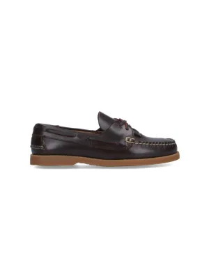 Clear Path Lane Easy Care Saler Nautic" Loafers ?C Brown