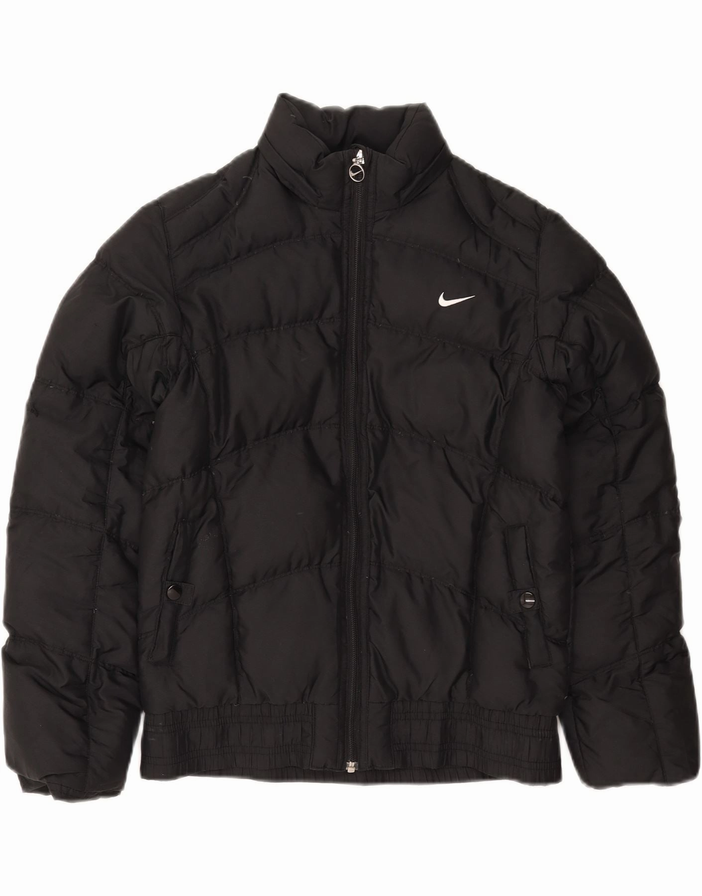 NIKE Boys Padded Jacket 12-13 Years Large  Black Athletic Wear