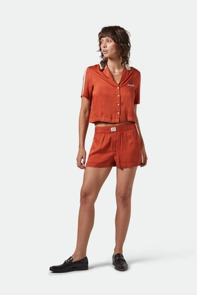Silky Boxer Short - Burnt Brick sophisticated appearance Body Motion