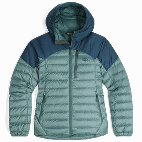 Patched Insulated Interior Women's Helium Down Hoodie