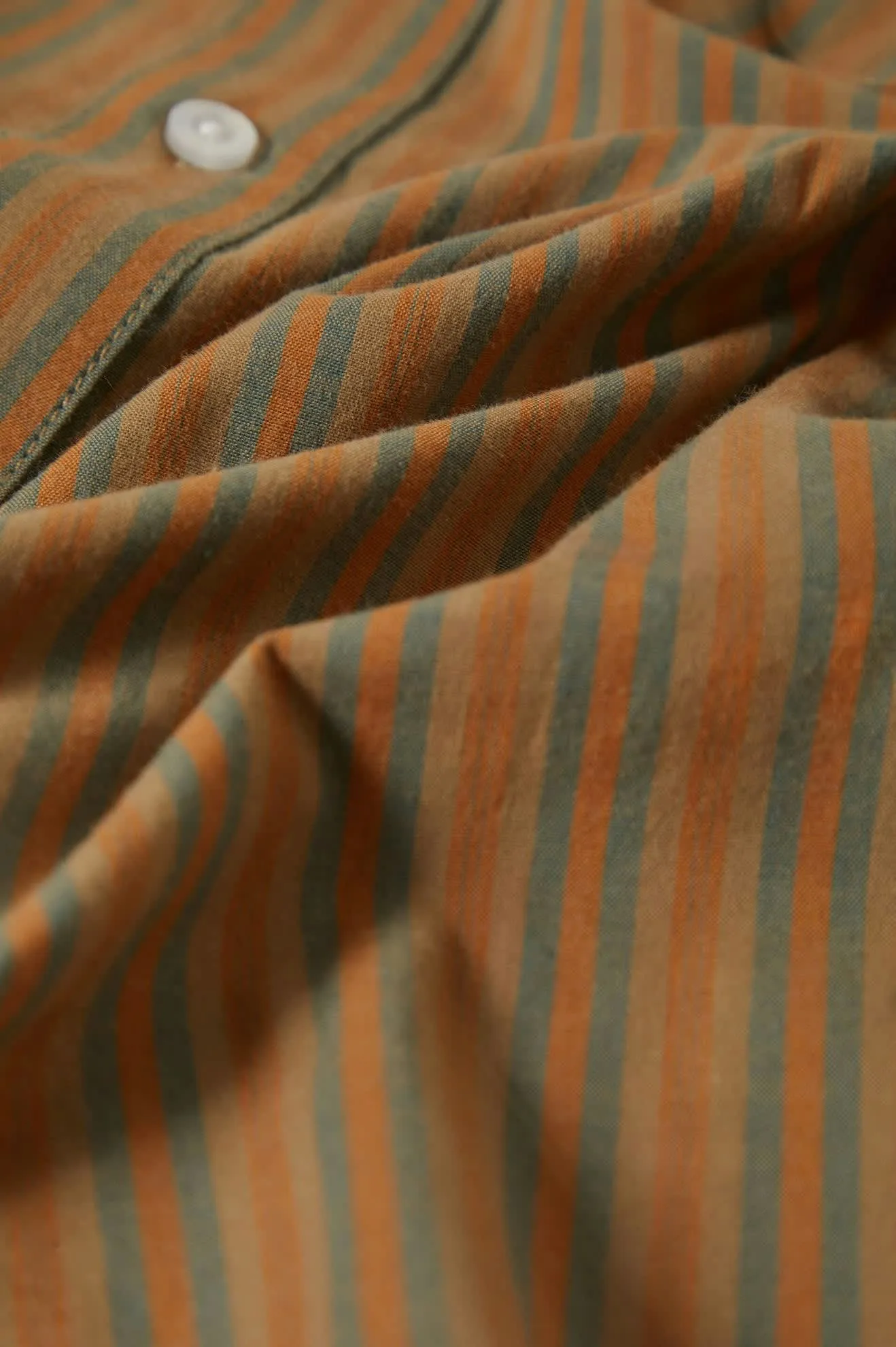 Charter Stripe S/S Shirt - Rustic Caramel/Night Sage Fashion-Forward Polished Look