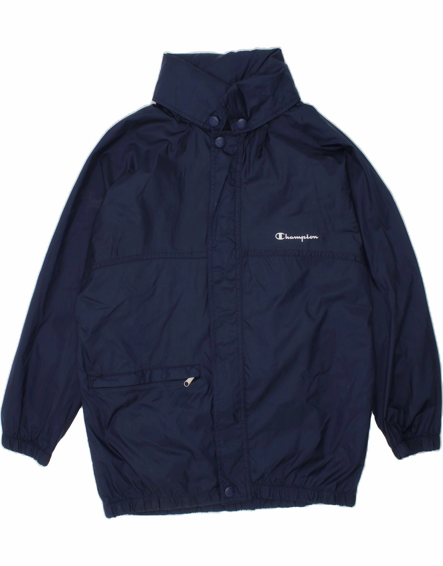 suitable for air sports CHAMPION Boys Rain Jacket 7-8 Years Small  Navy Blue Polyamide