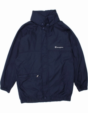 suitable for air sports CHAMPION Boys Rain Jacket 7-8 Years Small  Navy Blue Polyamide