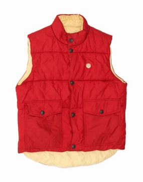 NORTH SAILS Boys Padded Gilet 13-14 Years Red Polyamide Sanction Advice