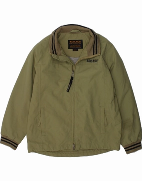 WOOLRICH Boys Bomber Jacket 7-8 Years Khaki Nylon High - end