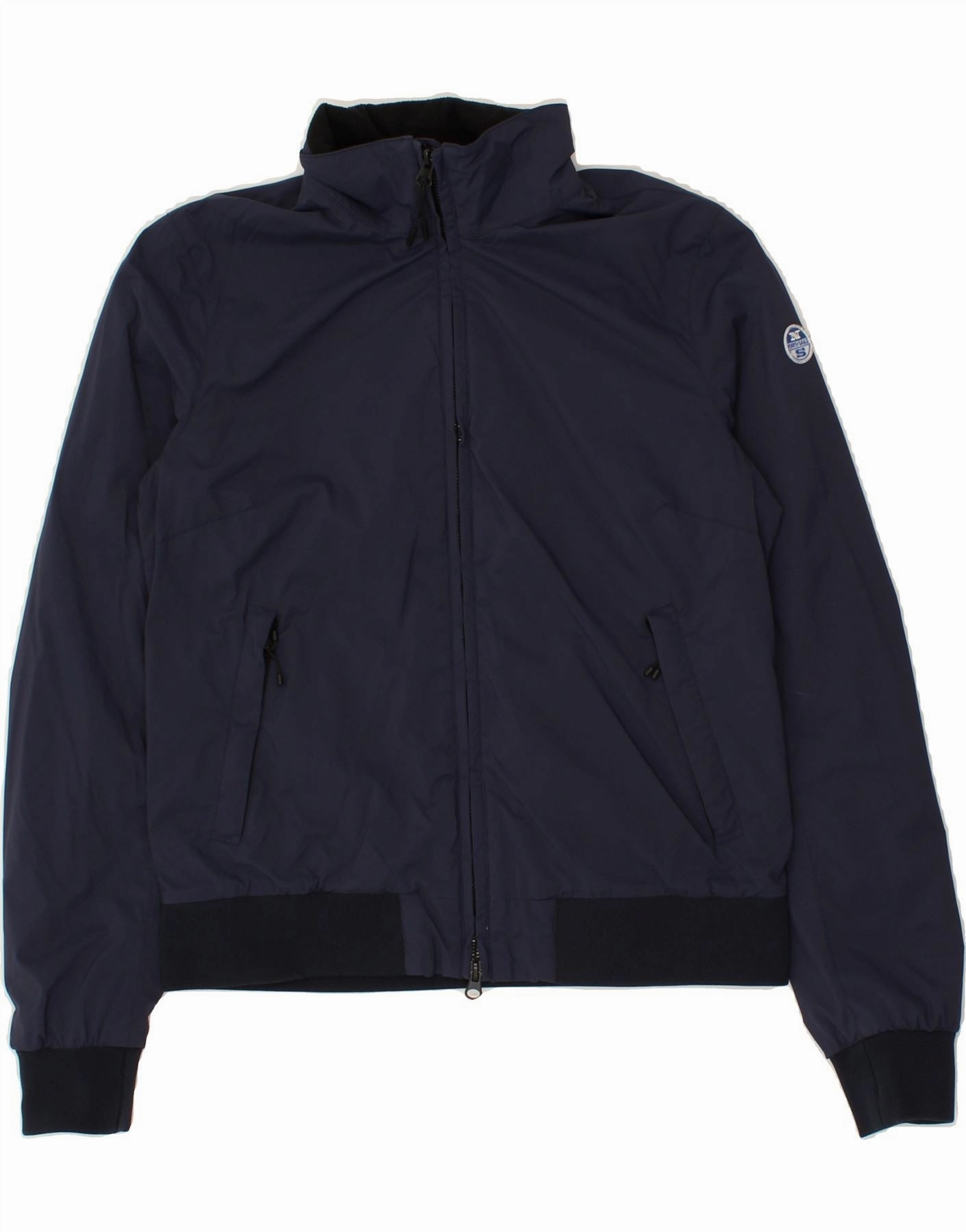 NORTH SAILS Boys Bomber Jacket 8-9 Years Small Navy Blue Relationship Heat Control