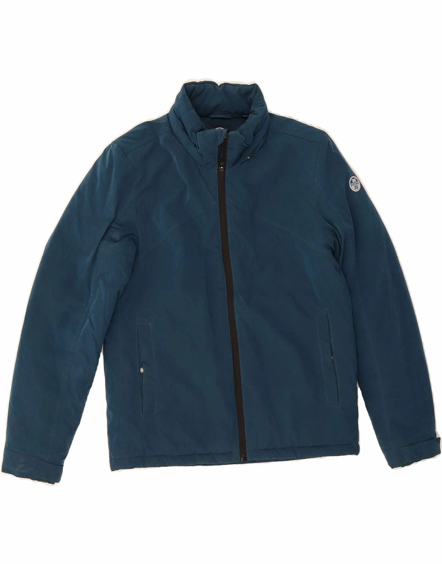 NORTH SAILS Boys Padded Jacket 11-12 Years Blue Polyester Occasion Demonstrate